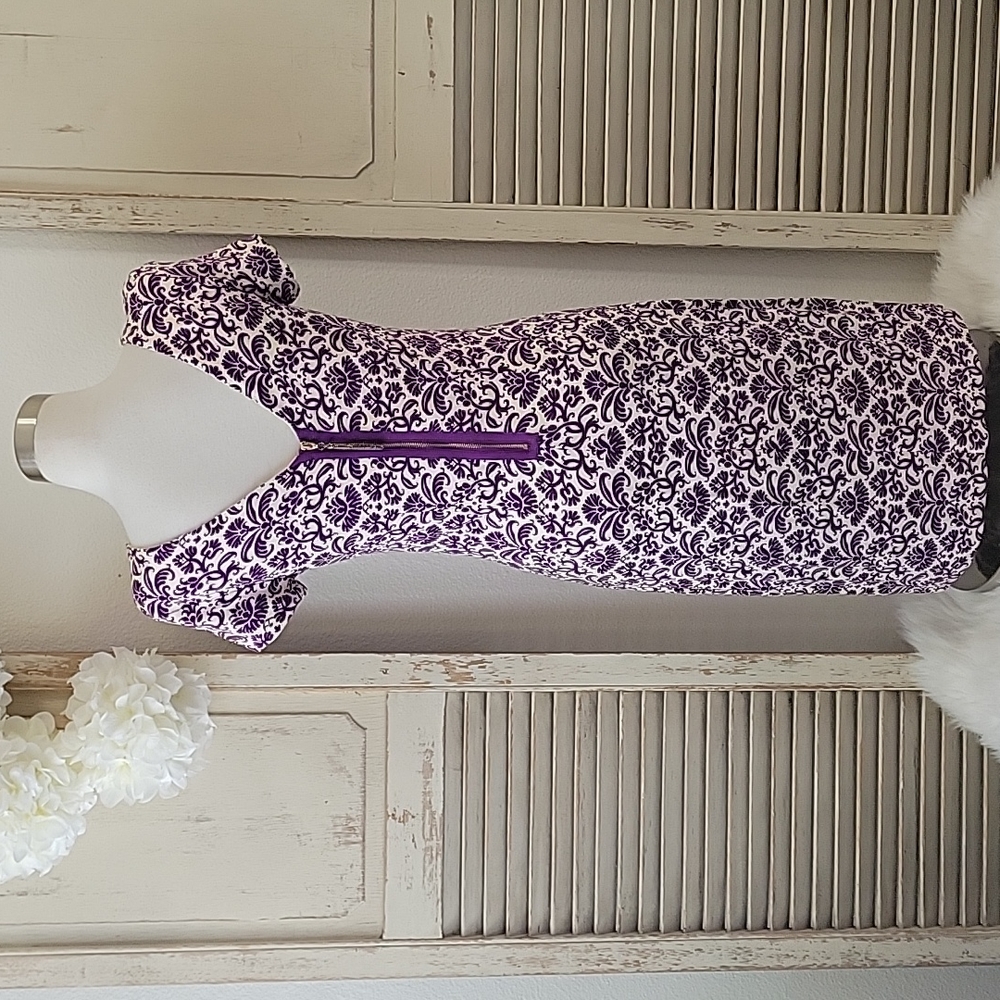 Ivanka Trump damask women's size small dress